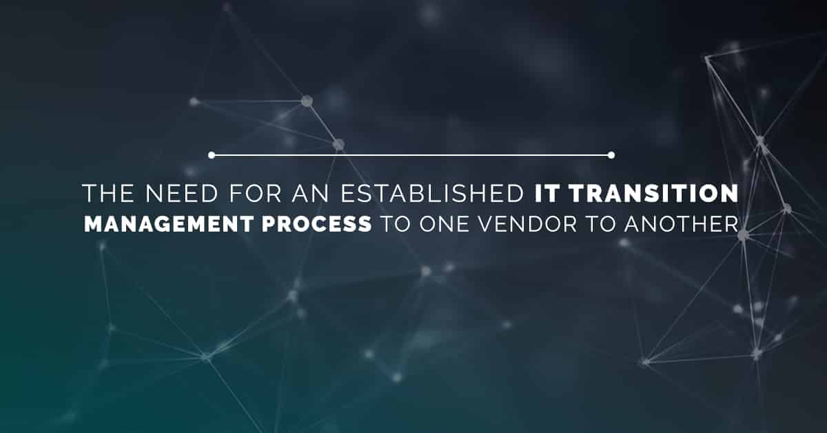 Transition from one vendor to another